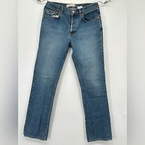 Gap vintage made in USA bootcut long medium‎ wash denim cotton